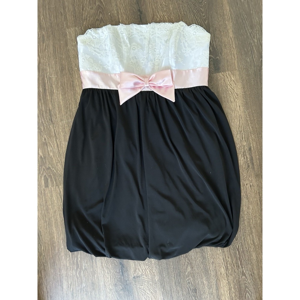 Vintage Jessica McClintock Gunne Sax Tuxedo Dress
